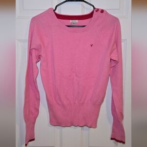 Pink American Eagle sweater sz L